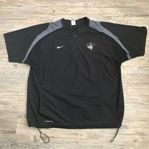Nike Storm-FIT Men’s Short Sleeve 1/4 Zip Jacket Black River Pirates Coach XL